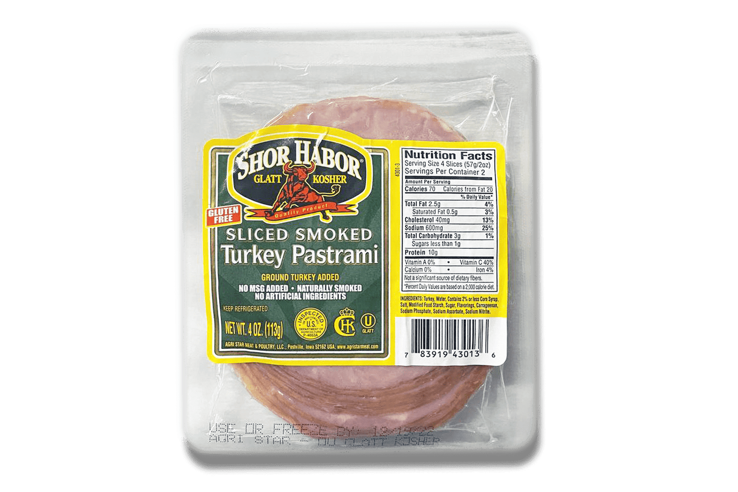 Glatt Kosher Turkey Pastrami by Kosher Meat Store