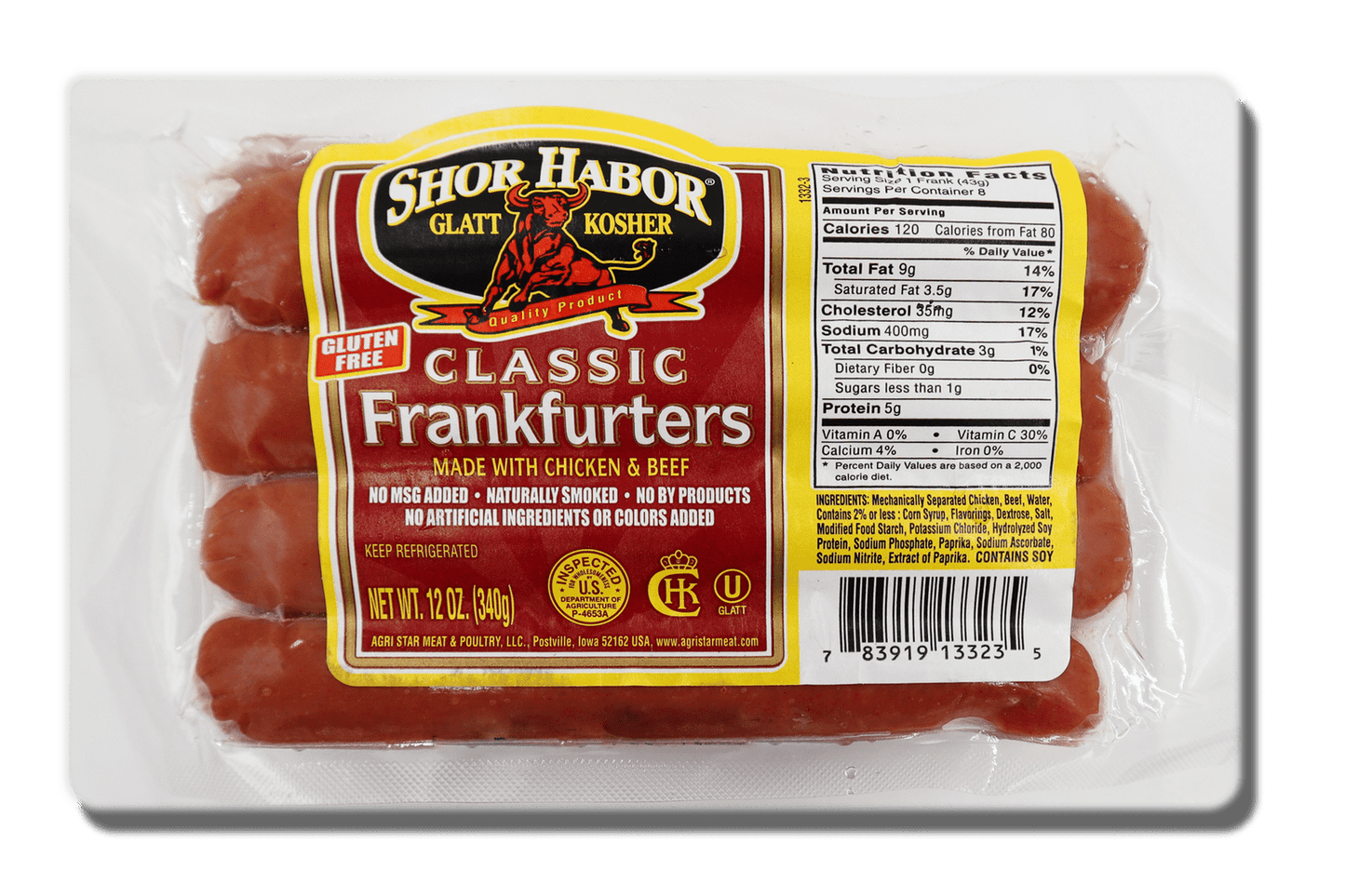 Classic Franks (Beef & Chicken)