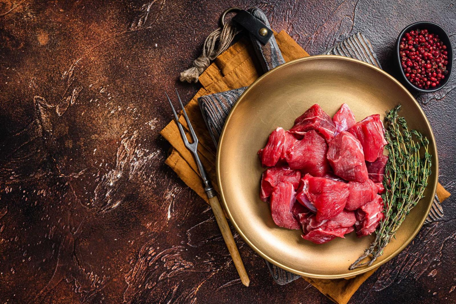Glatt Kosher Beef For Stew by Kosher Meat Store