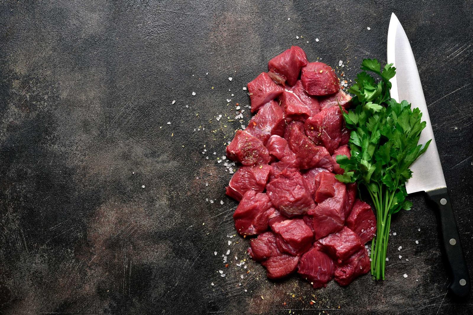 Glatt Kosher Lamb Stew Boneless by Kosher Meat Store