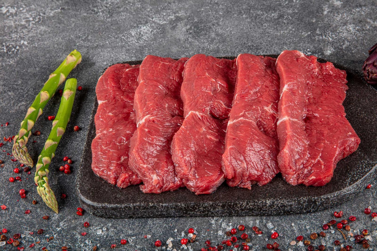 Glatt Kosher Organic Beef Pepper Steak by Kosher Meat Store