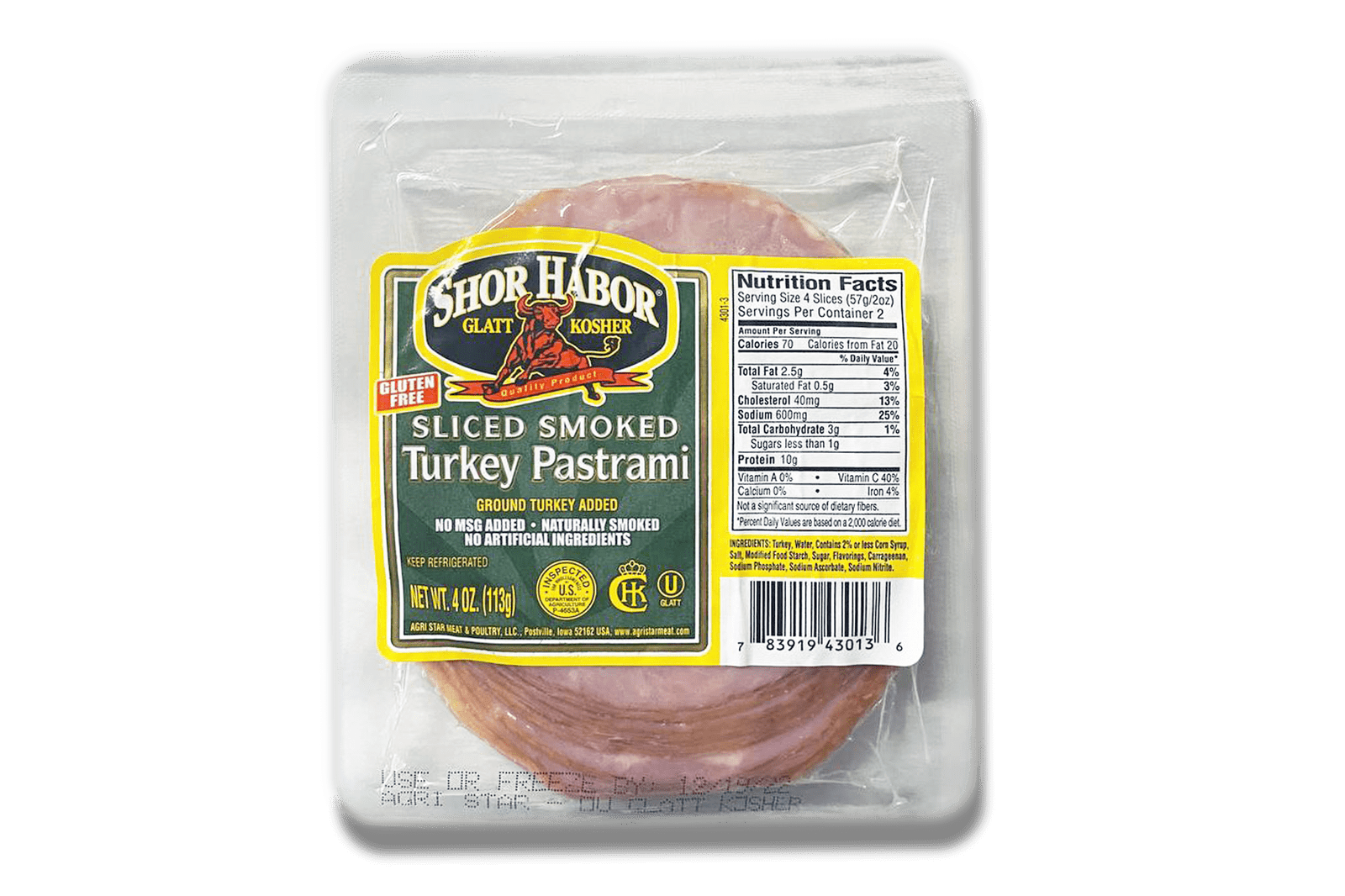 Glatt Kosher Turkey Pastrami by Kosher Meat Store